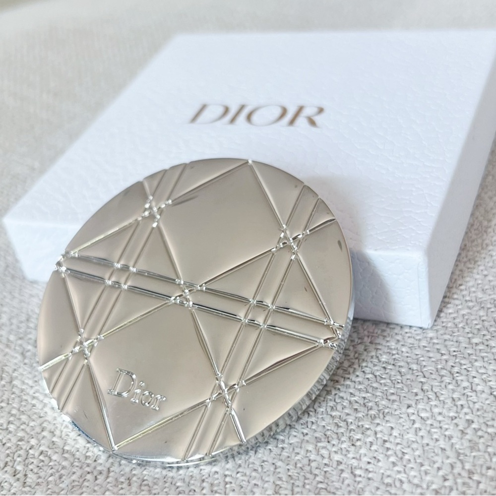Dior Beauty Silver Double-Side Compact Mirror